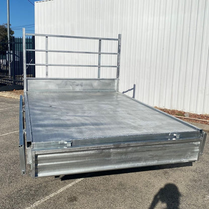 10x7 Flat Top Trailer 2t (With Adjustable Headboard)