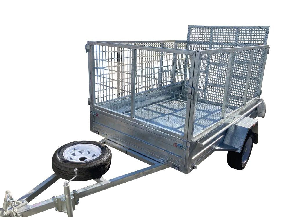 7x4 Heavy Duty Boxtop with Cage 750kg