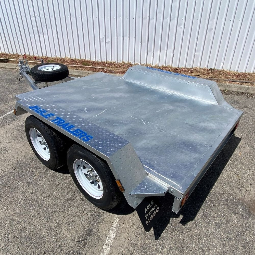 8x5 Well Deck Flatbed Trailer 2000kg