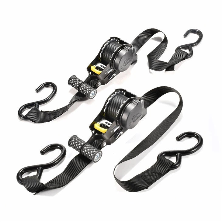 Heavy Duty Auto Retractable Ratchet Straps 10ft 1 inch, single